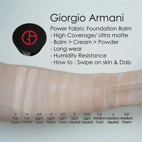 armani power foundation balm.